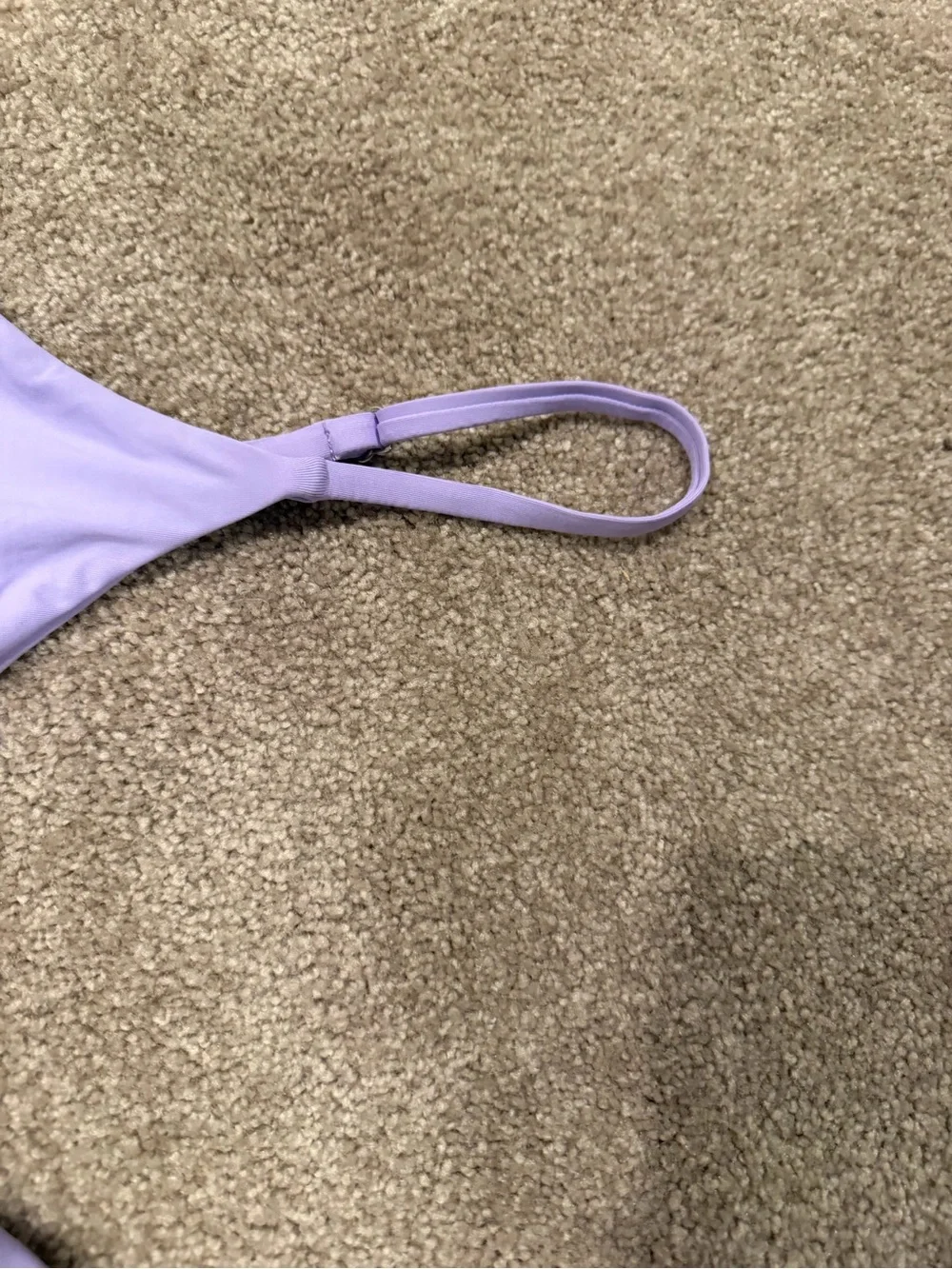Dippin’ Daisy’s Lavender Bikini Top XL Adjustable Beach NWT